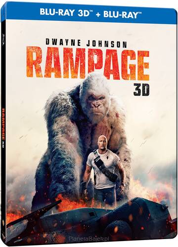 Rampage: Dzika furia Steelbook (3D Blu-ray)