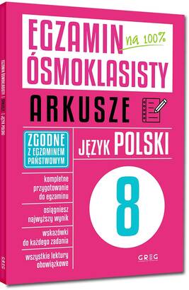 Arkusze: Egzamin ósmoklasisty - Język polski (książka)