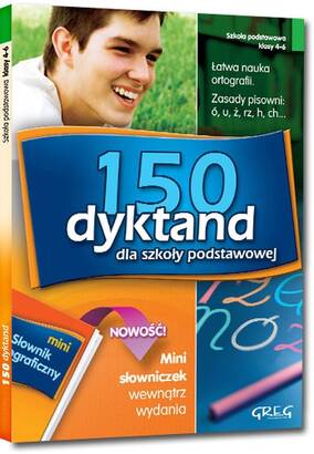 150 dyktand - szkoła podstawowa - klasy 4-6 (książka)