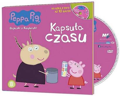 Świnka Peppa 8: Kapsuła czasu (ksiązka+DVD)