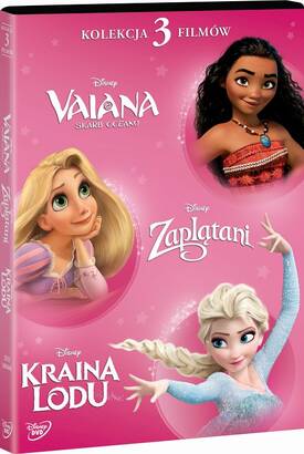 Disney księżniczki /Vaiana, Zaplątani, Kraina lodu/ BOX (DVD)
