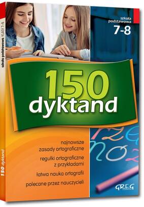 150 dyktand - szkoła podstawowa - klasy 7-8 (książka)