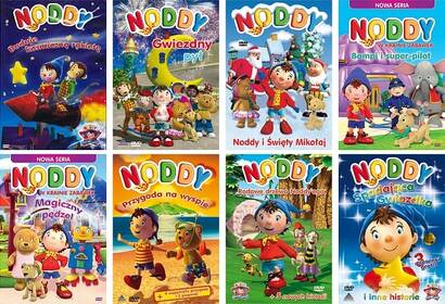 Noddy - Pakiet 44 odcinków i 3 filmów pełnometrażowych (8 płyt DVD)