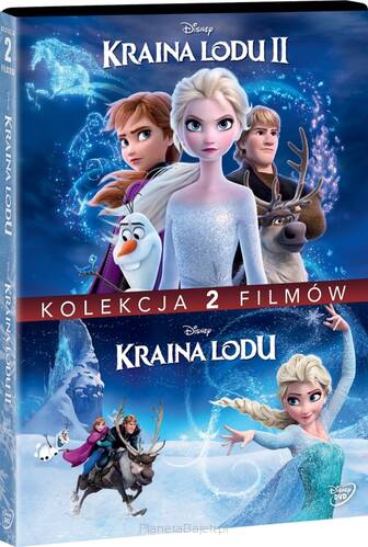 Kraina lodu 1+2 pakiet (DVD)