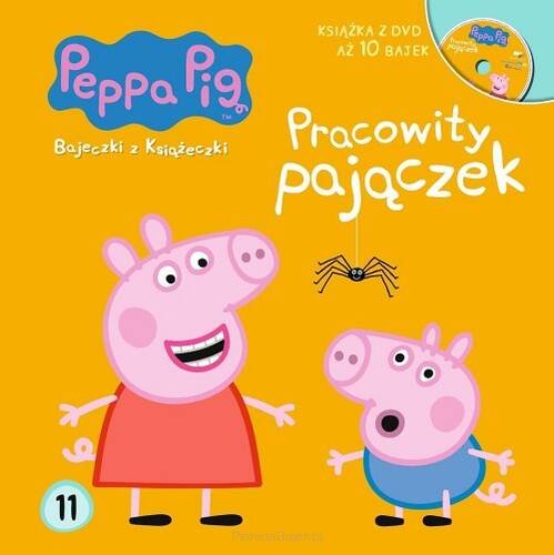 Świnka Peppa 11: Pracowity pajączek (książka+DVD)