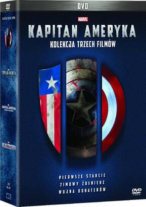 Kolekcja Marvel: Kapitan Ameryka Trylogia (DVD)