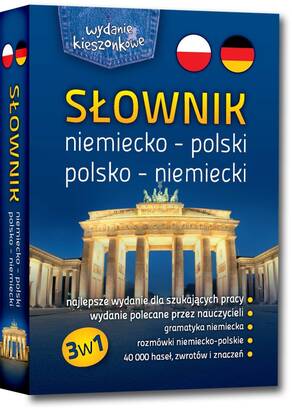 Słownik niemiecko-polski, polsko-niemiecki 3w1 OT wydanie kieszonkowe (książka)