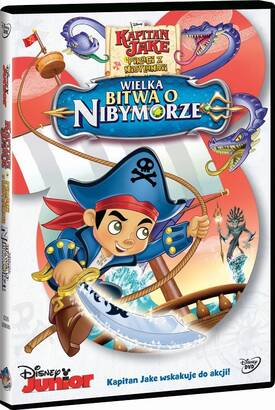 Disney Junior: Jake i piraci z Nibylandii - Wielka bitwa o Nibymorze (DVD)