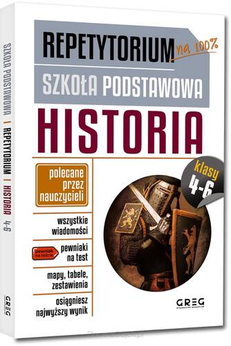 Repetytorium Szkoła podstawowa kl. 4-6 - Historia (książka)