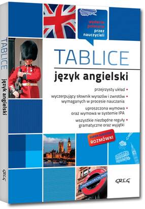 Tablice: Język angielski + rozmówki (książka)