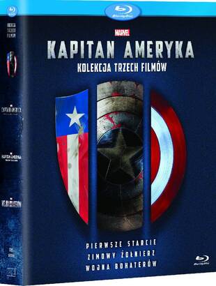 Kolekcja Marvel: Kapitan Ameryka Trylogia (Blu-ray)