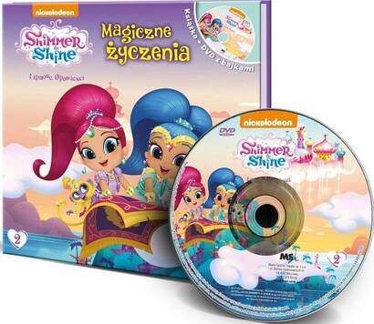 Shimmer i Shine 2: Magiczne życzenia (książka+DVD)