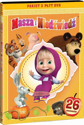 Masza i Niedźwiedź 1-3 BOX (DVD)