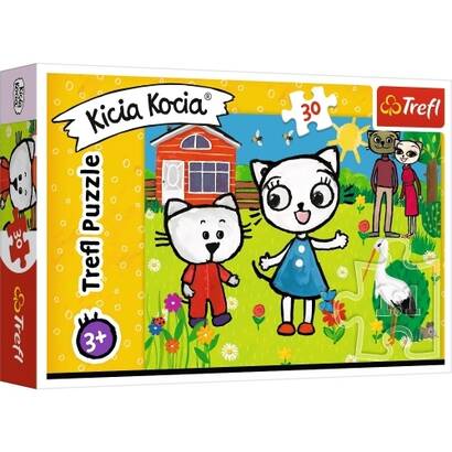Puzzle 30el.: Kicia Kocia - Przygody Kici Koci