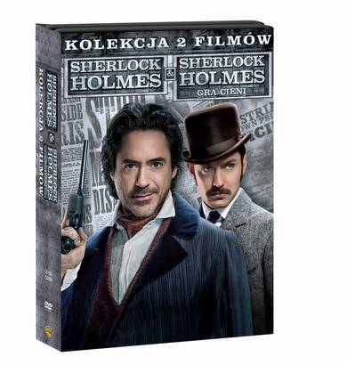 Sherlock Holmes pakiet 1+2 (DVD)