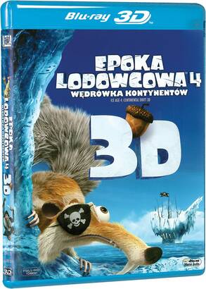 Epoka Lodowcowa 4: Wędrówka Kontynentów (2bd 3-d) (Blu-Ray 3D)